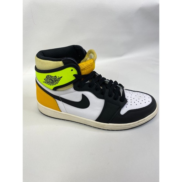 Mens Air Jordan 1 Retro High OG Volt Gold 555088-118 Adult Unisex Sneakers Sz 10 - Picture 8 of 11